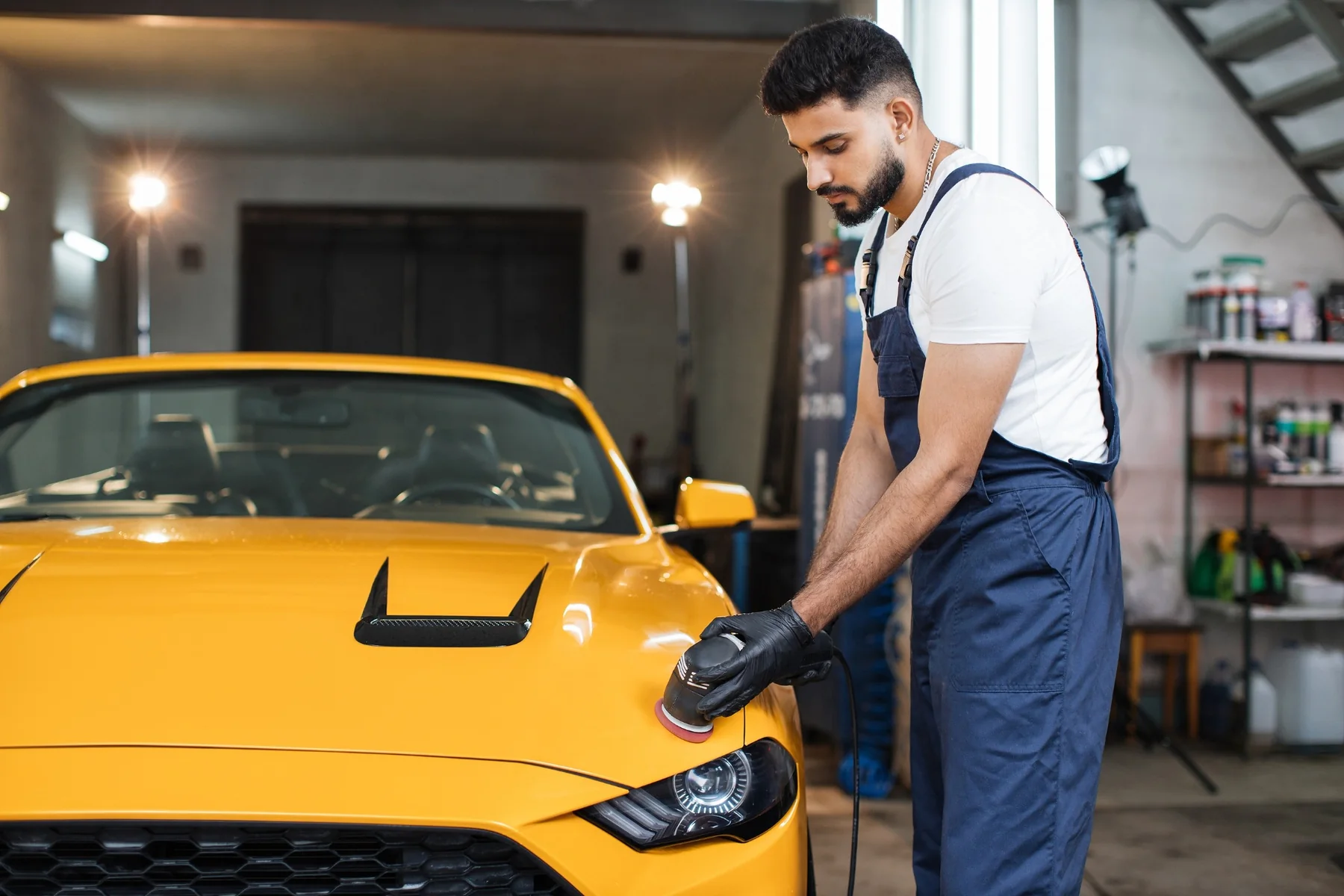 Paint polishing before ceramic coating
