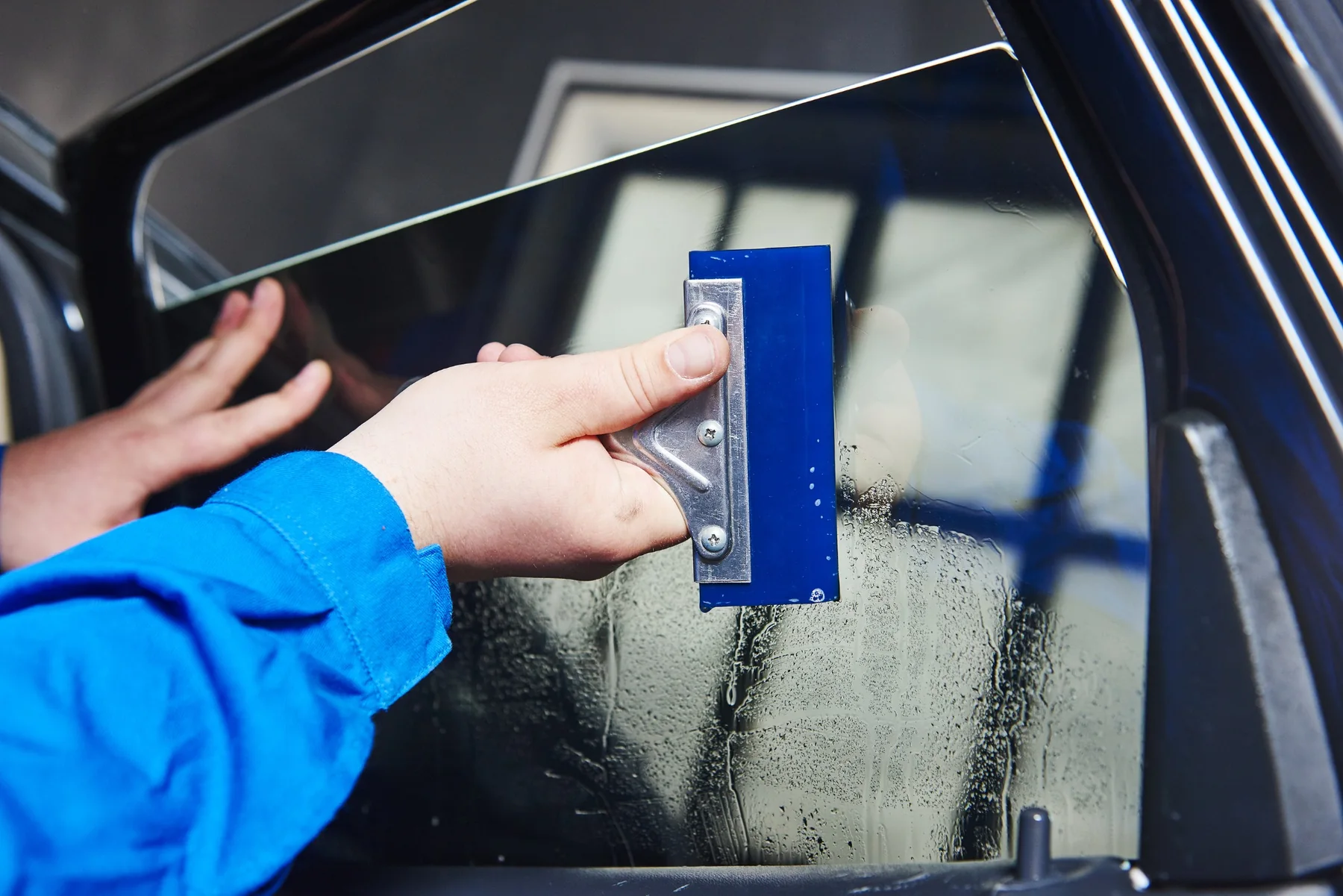 Window tint installation